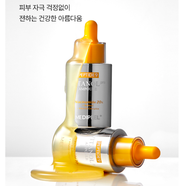 Сироватка для обличчя з ніацинамідом, вітамінами і пептидами Medi peel Peptide 9 Vitanol Ampoule PRO 30 ml 8809941822243 фото