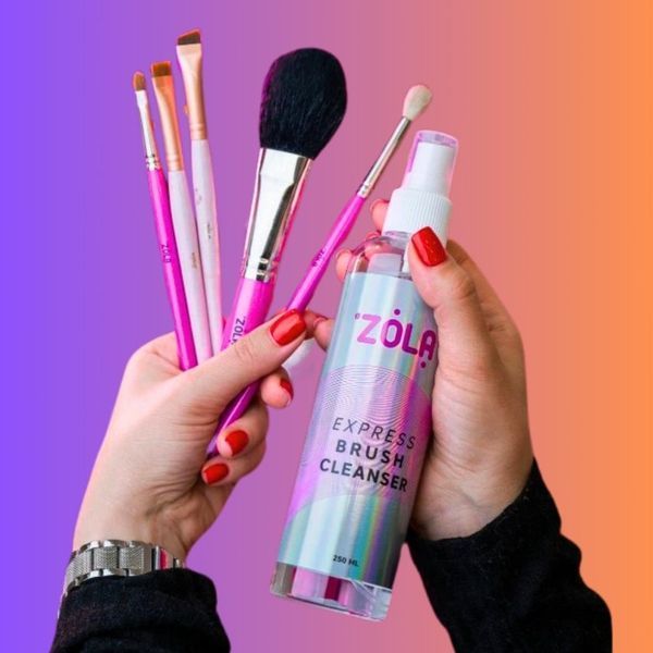 Очиститель для кистей ZOLA Express Brush Cleanser 250 мл 4820202781400 фото
