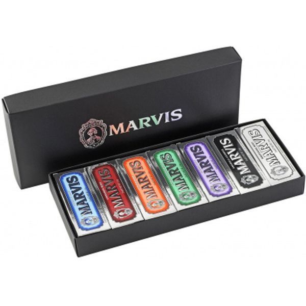 Набор косметики Marvis зубные пасты в подарочной коробке Flavours Box 7х25 мл 8004395111008 фото