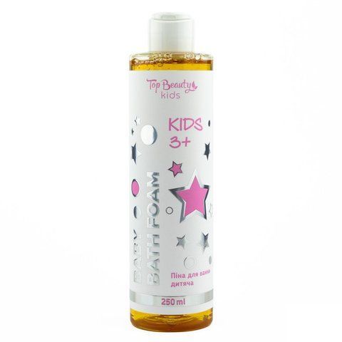 Піна для ванни дитяча вік 3+ Top Beauty kids Baby Bath Foam, 250 мл 4820169186089 фото