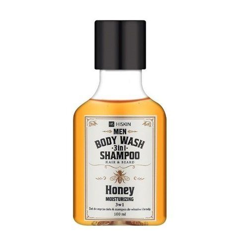 Гель для душа 3в1 Медовый Виски Body Wash and Hair and Beard Shampoo Whisky Honey HiSkin, 100 мл 5905359808534 фото