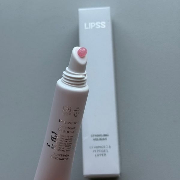 Блиск для губ Lipss Lipper Sparkling Holiday Lip Gloss нюдово рожевий 8 г 4820276880504 фото