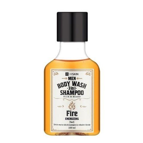 Гель для душа 3в1 Горящий Виски Body Wash and Hair and Beard Shampoo Whisky Fire HiSkin, 100 мл 5905359807933 фото