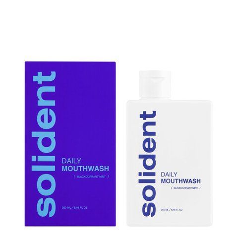 Ополаскиватель для полости рта Solident Blackcurrant mint смородина-мята 250 мл 4823109702950 фото