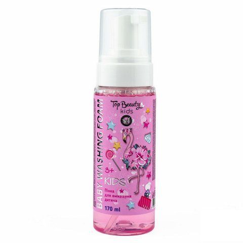 Пенка для умывания детская 3+ Top Beauty kids Baby Washing Foam, 170 мл 4820169184863 фото