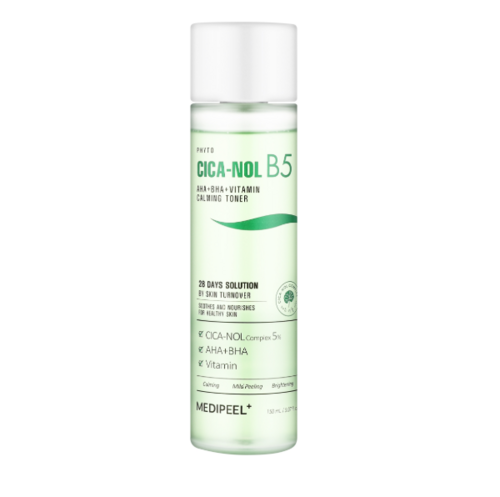 Тонер восстанавливающий против воспалений Medi Peel Phyto CicaNol B5 AHA BHA Vitamin Calming Toner 150 ml 8809409349268 фото
