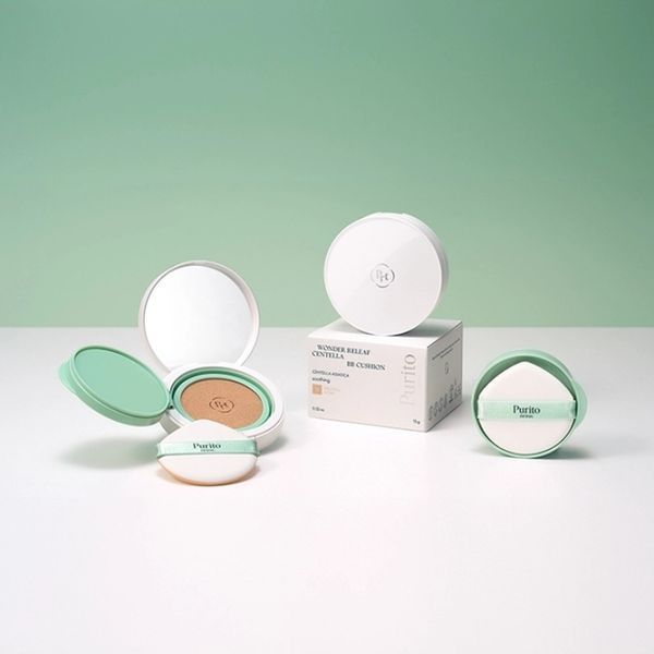 Кушон Purito Seoul Wonder Centella BB Cushion 21 Light Beige с экстрактом центеллы 15 г 8809563103379 фото