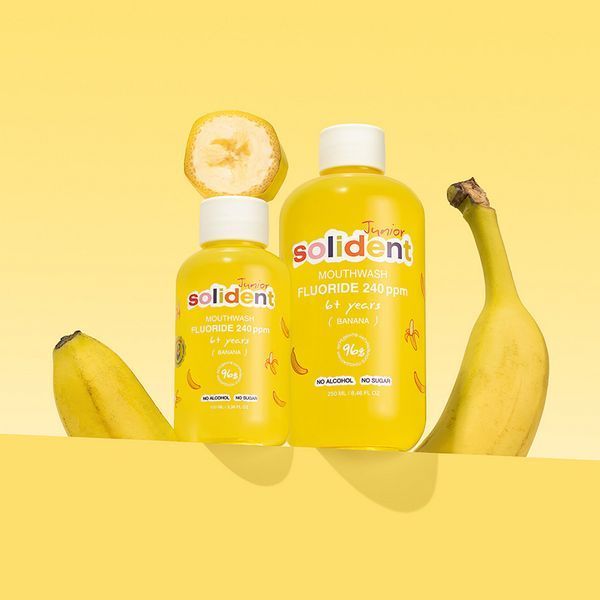 Дитячий ополіскувач для ротової порожнини Solident Junior Banana Mouth Wash, 250 мл 4823109705005 фото