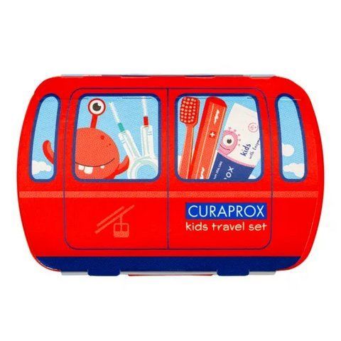 Детский дорожный набор красный Curaprox Kids Travel Set 7612412432770 фото