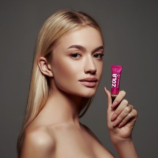 Фарба для брів ZOLA Eyebrow Tint With Collagen 03 Brown з колагеном коричневий 15 мл 4820227160228 фото