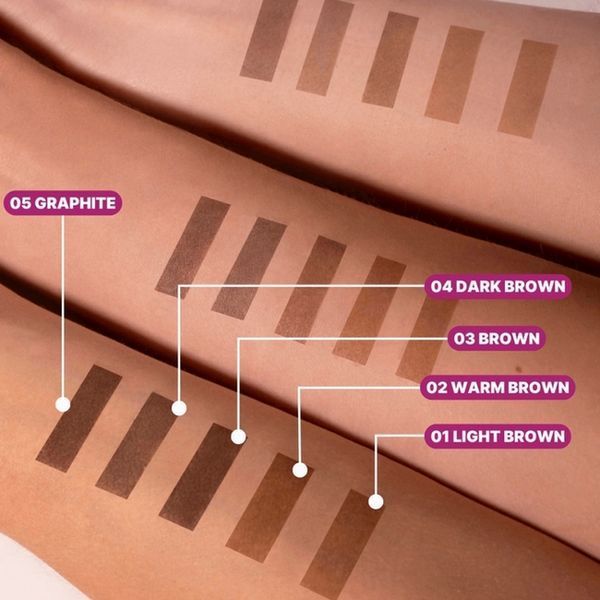 Фарба для брів ZOLA Eyebrow Tint With Collagen 03 Brown з колагеном коричневий 15 мл 4820227160228 фото