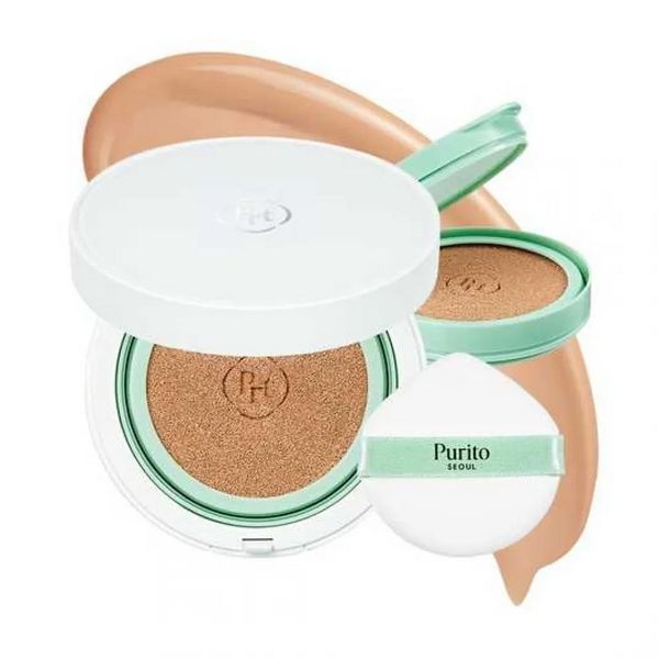 Кушон Purito Seoul Wonder Centella BB Cushion 23 Natural Beige с экстрактом центеллы 15 г 8809563103362 фото