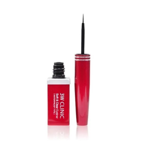 Підводка для очей з подовженою кисточкою 3W CLINIC Soft & Clear Eye Line (Circle Case) 7 гр 8809192574236 фото