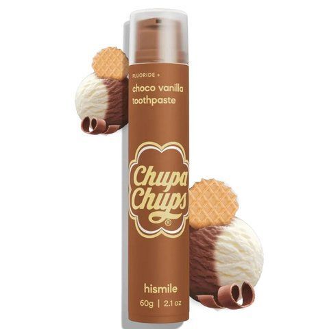Зубная паста Hismile Chupa Chups Choco Vanilla Toothpaste с шоколадно-ванильным вкусом 60 г 93573061 фото