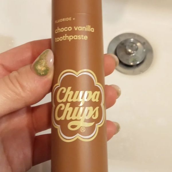 Зубна паста Hismile Chupa Chups Choco Vanilla Toothpaste з шоколадно-ванільним смаком 60 г 93573061 фото