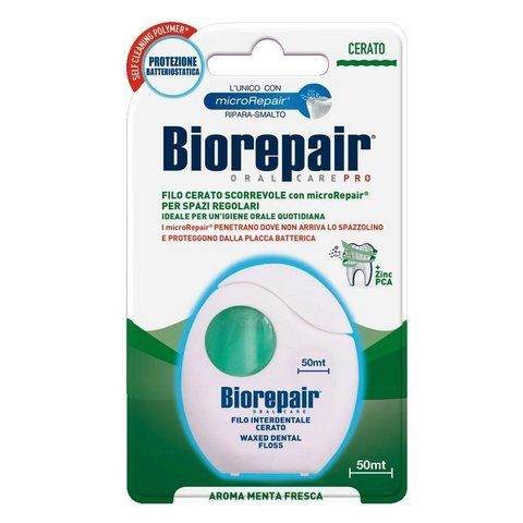 Зубная нить-флос Biorepair Floss Ежедневная защита с гидроксиапатитом 50 м 8017331038826 фото