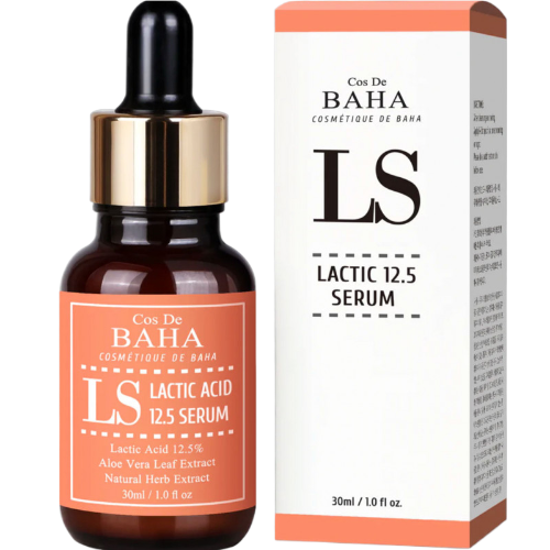 Сироватка з молочною кислотою для обличчя 12,5% Cos De BAHA Lactic Acid Serum, 30ml 8809240318416 фото
