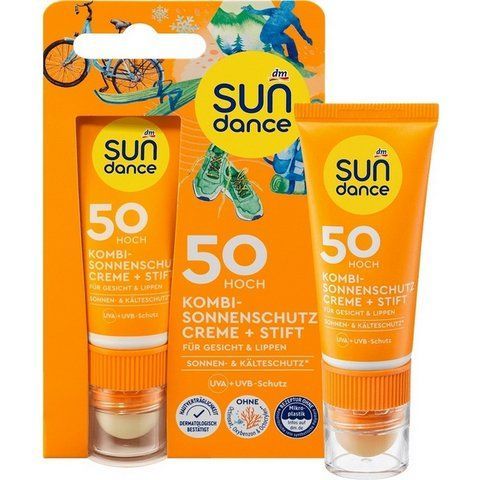 Сонцезахисний крем для обличчя DМ Sundance Cream SPF 50 20 мл 4066447565348 фото