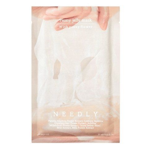 Освітлююча тканинна маска для обличчя Needly Peony Jelly Mask, 1 шт 8809455421222 фото