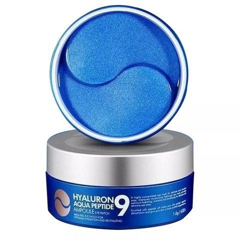 Зволожувальні гідрогелеві патчі під очі з пептидами Medi-Peel Peptide 9 Hyaluron Aqua Ampoule Eye Patch, 60 шт 8809409343662 фото