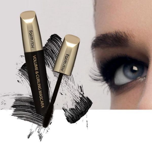 Тушь для ресниц с эффектом объема и подкручивания FarmStay Volume Curling Mascara, 12 г 8809551952040 фото