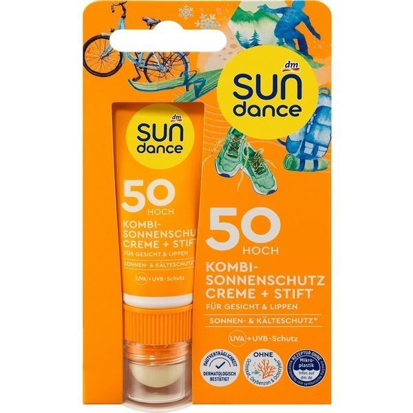 Сонцезахисний крем для обличчя DМ Sundance Cream SPF 50 20 мл 4066447565348 фото