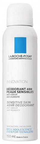 Дезодорант-спрей для чутливої ​​шкіри La Roche-Posay 48H Peaux Sensibles 150 мл 3337872412141 фото