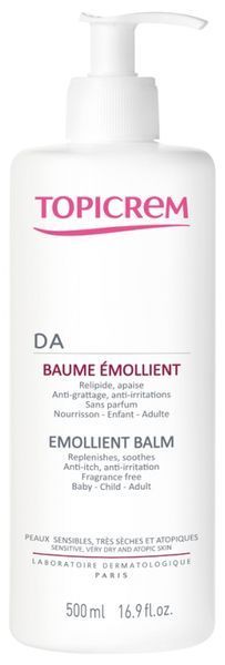 Бальзам для тела для сухой и чувствительной атопической кожи Topicrem AD Emollient Balm 500мл TPC03560 фото
