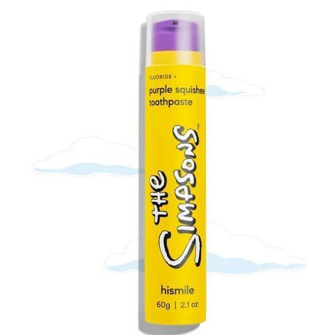 Зубная паста Hismile The Simpsons Purple Squishee Toothpaste с фруктовым ароматом 60 г 93575485 фото