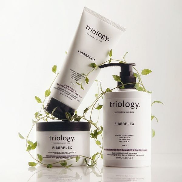 Відновлювальна маска для пошкодженого та фарбованого волосся Triology Fiberplex Repair Mask 330 г 4823109705302 фото