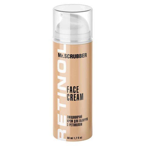 Зміцнювальний крем для обличчя з ретинолом Retinol Face Cream Mr.SCRUBBER 50 мл 4820200232188 фото