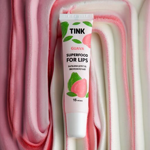 Сияющий бальзам для губ Tink Superfood For Lips Guava 15 мл 4823109406896 фото