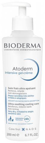 Успокаивающее средство для сухой и чувствительной атопической кожи Bioderma Atoderm Intensive Gel-Cream 200 мл BIR03589 фото