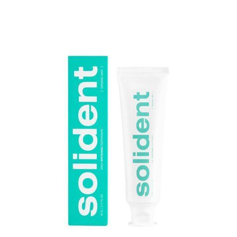 Ежедневная отбеливающая зубная паста Solident Original mint мята, 90 g 4823109702585 фото