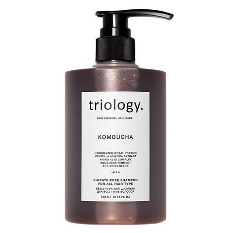 Бессульфатный шампунь для всех типов волос с комбучей Triology Kombucha Sulfate-Free Shampoo 500 мл 4823109705401 фото