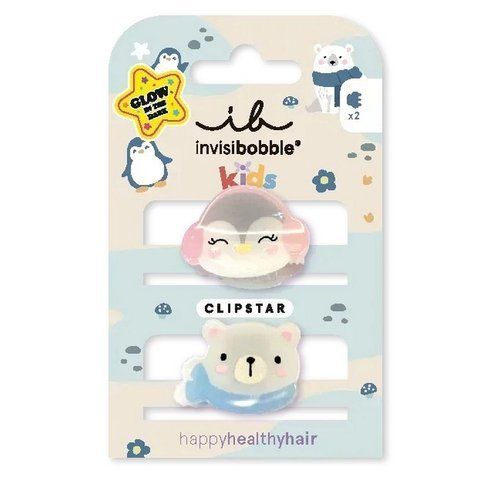 Заколка для волос Invisibobble Clipstar Glow Kids Polar Friends 4063528082923 фото