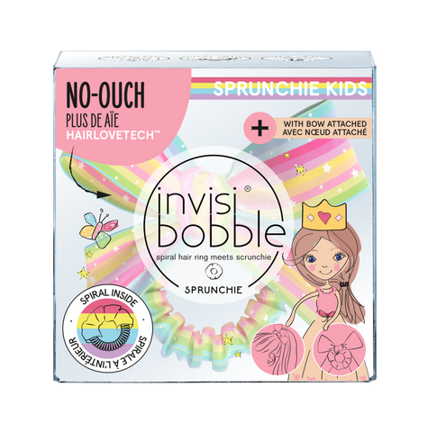 Резинка-браслет для волосся invisibobble SPRUNCHIE KIDS - Let's Chease Rainbows 4063528018526 фото