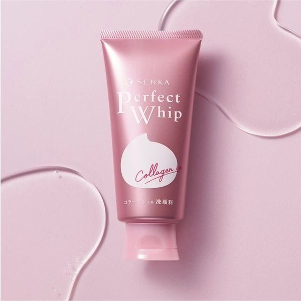 Очищающая пенка для умывания с коллагеном Senka Perfect Whip Collagen 120 г 4550516474582 фото