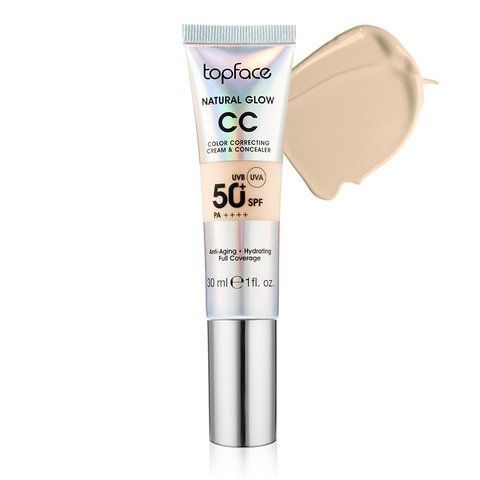 Тональний крем TopFace Natural Glow CC Cream & Concealer №007, 30 мл 8681217252707 фото
