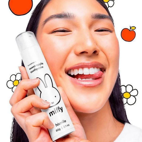 Зубна паста зі смаком солодкого яблука Hismile Miffy Toothpaste 60 г 93575409 фото