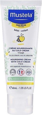 Дитячий поживний крем для обличчя Mustela Bebe Nourishing Cream with Cold Cream 40 мл 3504105036003 фото