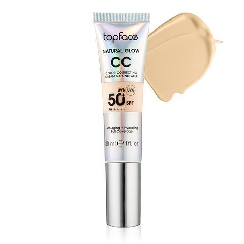 Тональний крем TopFace Natural Glow CC Cream & Concealer №008, 30 мл 8681217252714 фото