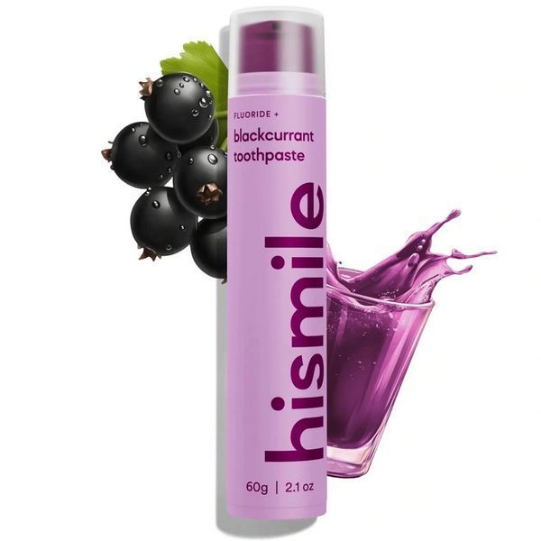 Зубна паста зі смаком чорної смородини Hismile Blackcurrant Toothpaste 60 г 93576390 фото