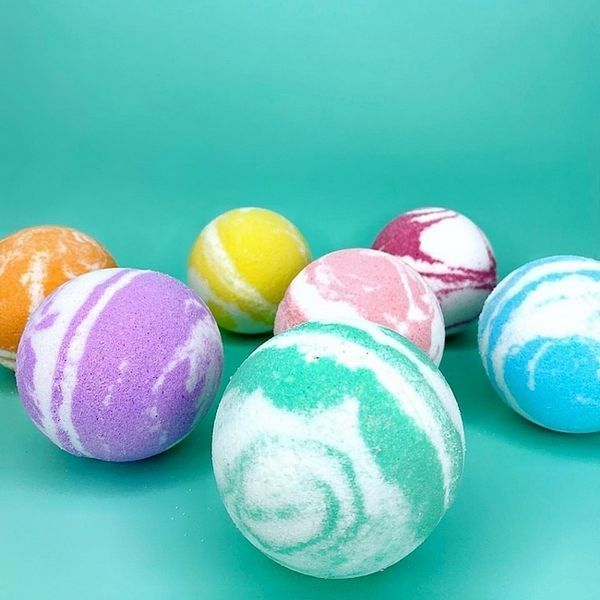 Бомбочка-гейзер для ванной Tink Superfood For Body Melon Bath Bomb 200 г 4823109402119 фото