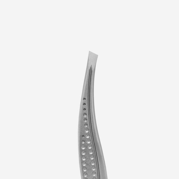 Пинцет для бровей Staleks Classic 12 Type 3 скошенный широкий TC-12-3 4820121590763 фото
