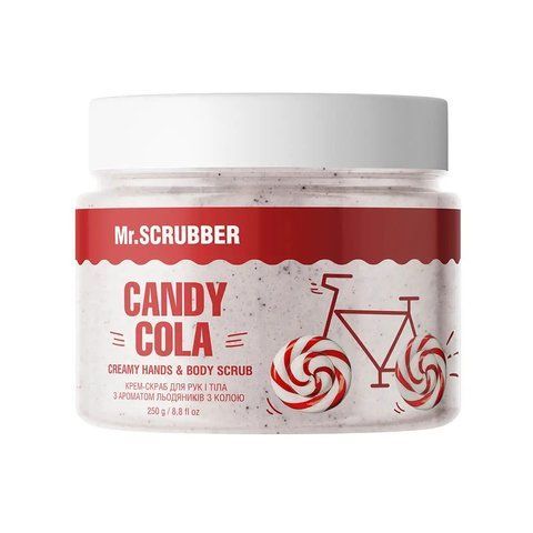 Крем-скраб для рук і тіла з ароматом льодяників з колою Mr.Scrubber Candy Cola, 250 г 4823109701694 фото