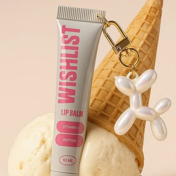 Бальзам-блиск для губ WISHLiST Crystal Sorbet Lip Gloss Balm 10 мл + Іграшка-брелок 4823116603103 фото