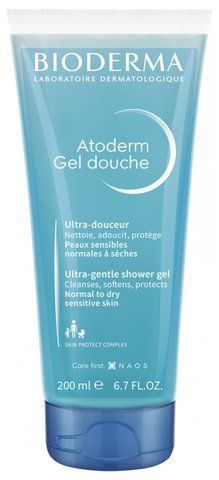 Нежный гель для душа для сухой и чувствительной кожи Bioderma Atoderm Shower Gel 200ml BRM012 фото