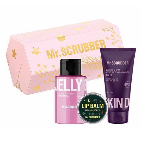Подарунковий набір Mr.SCRUBBER Secret Santa Pink 4820200421179 фото