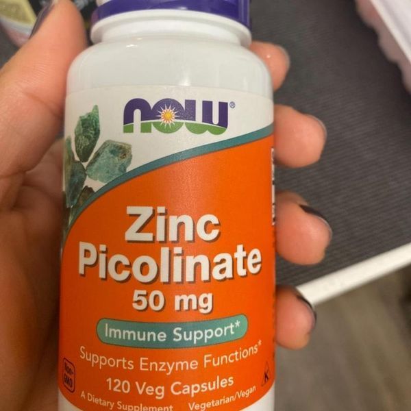 Мікроелементи Now Foods Zinc Picolinate 50 mg для імунітету 120 капсул 733739015525 фото